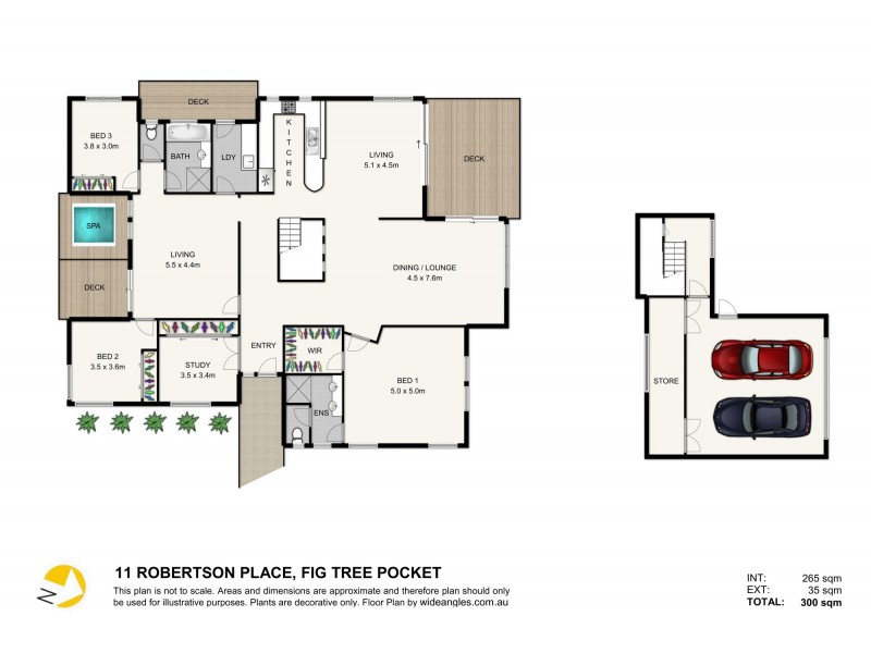 11 Robertson Place, Fig Tree Pocket QLD 4069 Floorplan