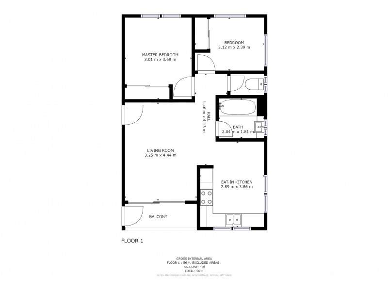 8/76 Kitchener Street, Coorparoo QLD 4151 Floorplan