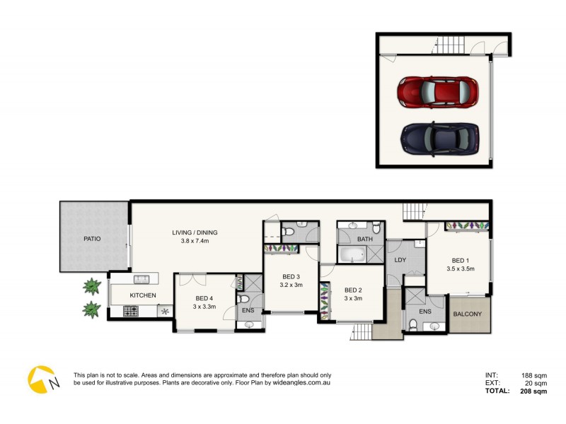 14/8 Lackeen Street, Everton Park QLD 4053 Floorplan