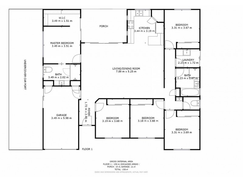 45 Mandarin Street, Coopers Plains QLD 4108 Floorplan