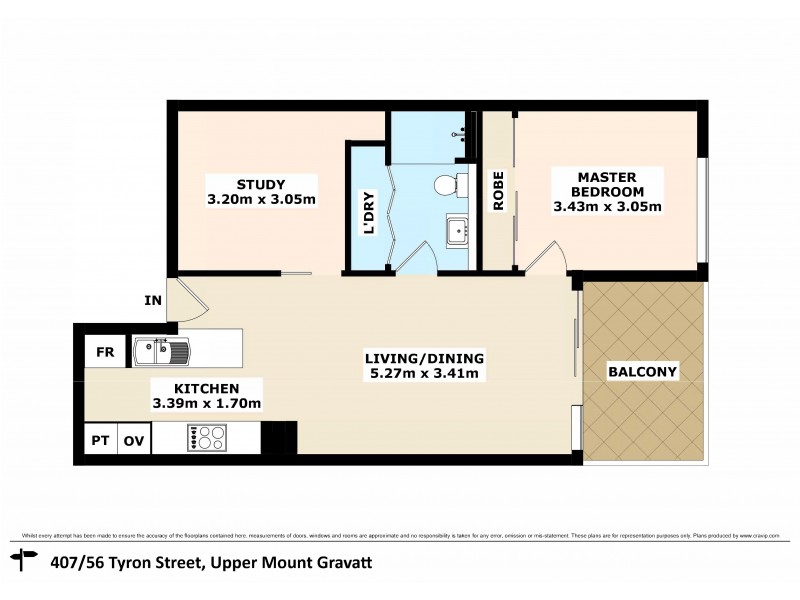 407/56 Tryon Street, Upper Mount Gravatt QLD 4122 Floorplan