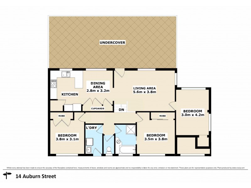 14 Auburn Street, Edens Landing QLD 4207 Floorplan