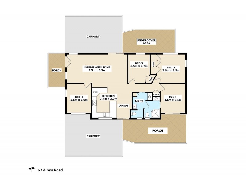 67 Albyn Road, Sunnybank QLD 4109 Floorplan