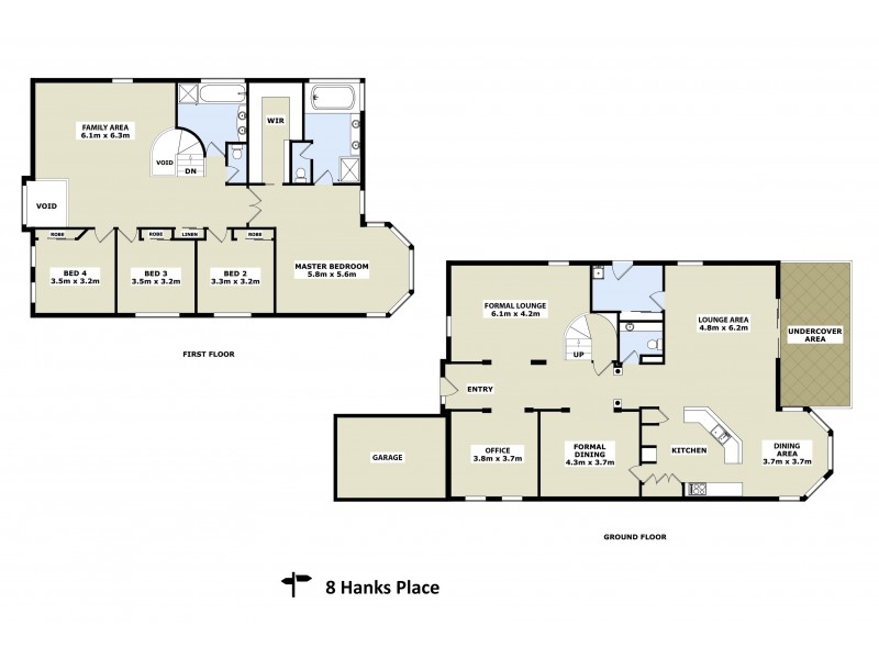 8 Hanks Place, Mcdowall QLD 4053 Floorplan
