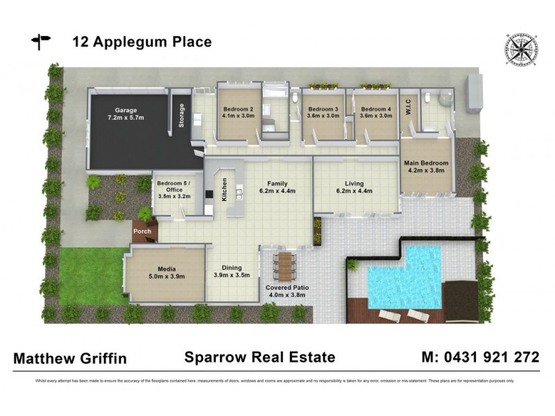 12 Applegum Place, Molendinar QLD 4214 Floorplan