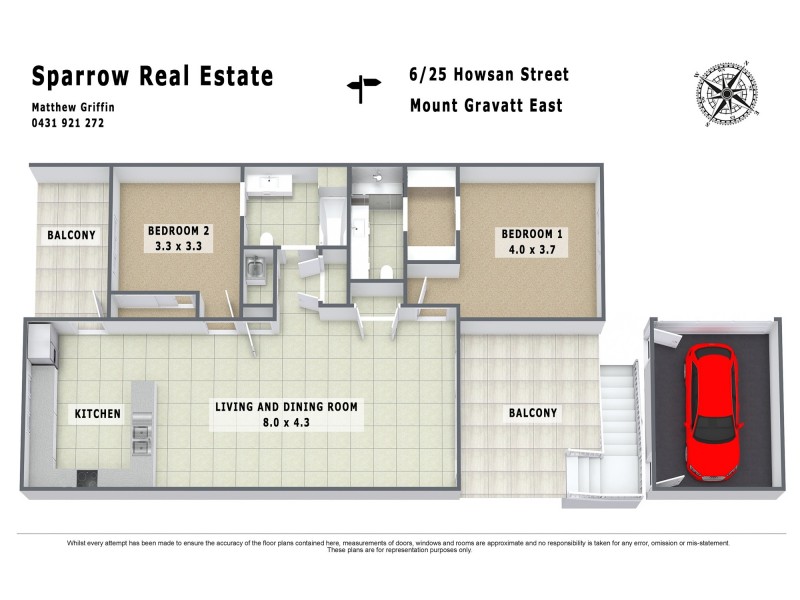6/25 Howsan Street, Mount Gravatt East QLD 4122 Floorplan