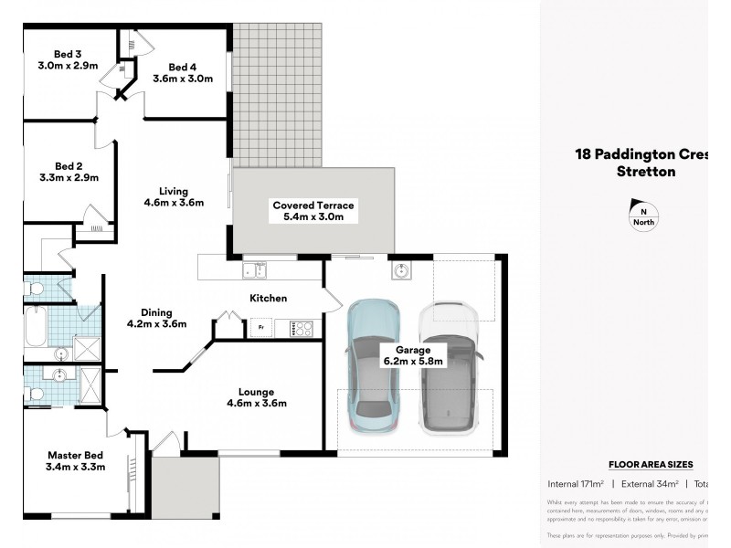 18 Paddington Crescent, Stretton QLD 4116 Floorplan
