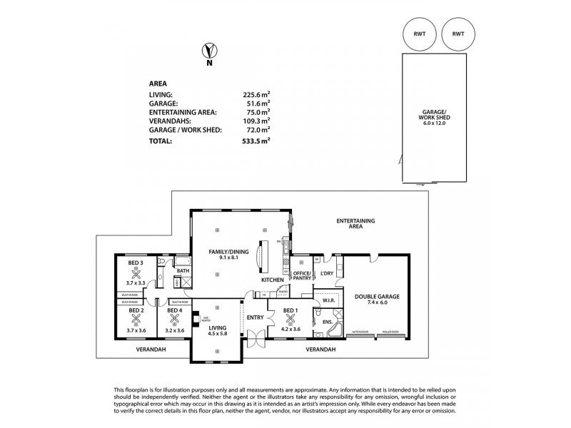 7 Crystal Court, Mount Barker SA 5251 Floorplan