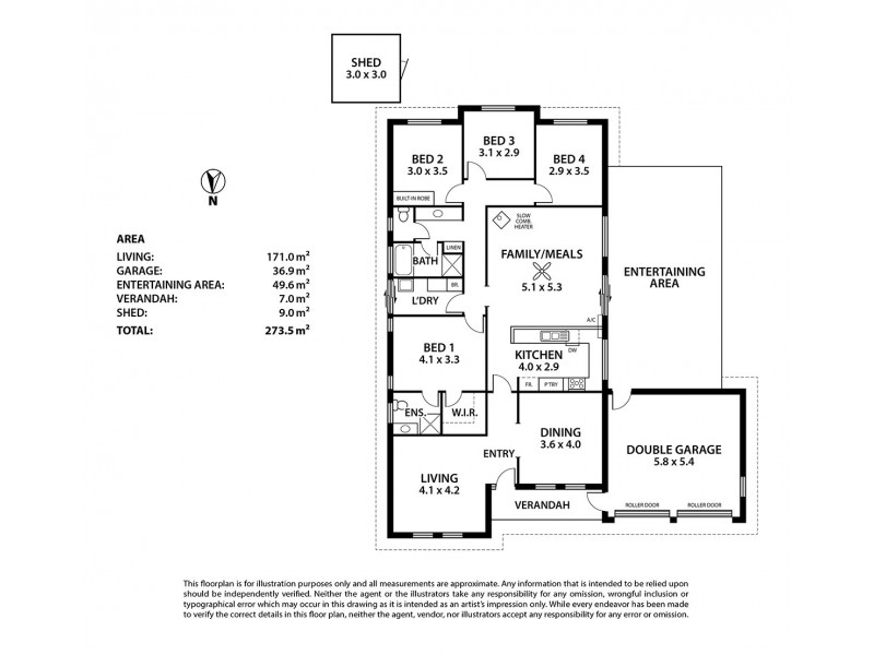 2 Emma Road, Nairne SA 5252 Floorplan