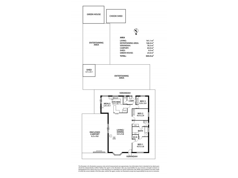 21 Cemetery Road, Callington SA 5254 Floorplan