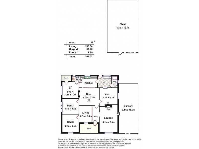 13 Fletcher Road, Mount Barker SA 5251 Floorplan
