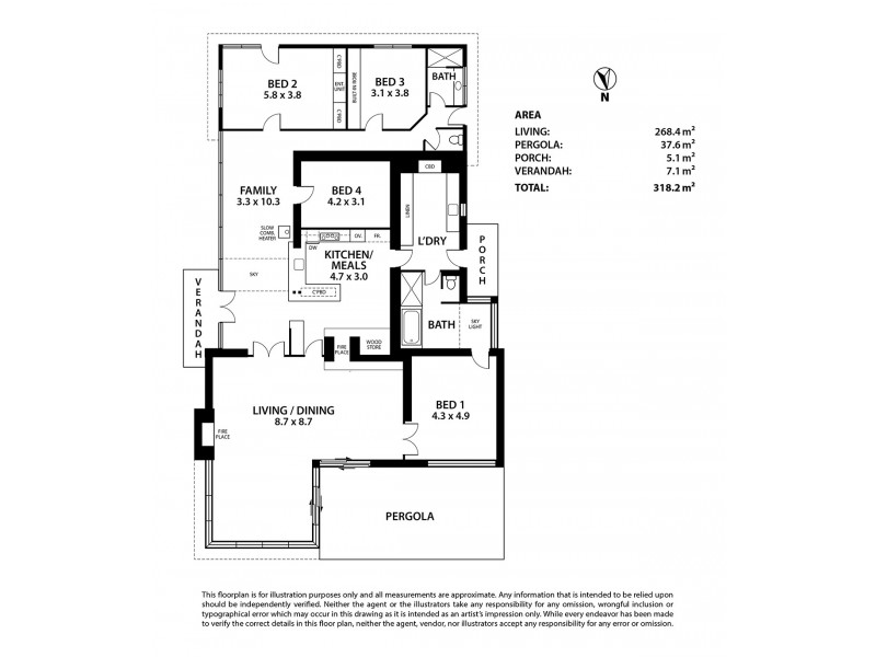 15 Mi Mi Road, Mylor SA 5153 Floorplan