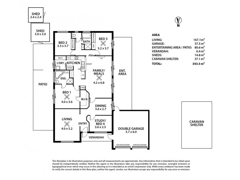 6 O’Donnell Drive, Littlehampton SA 5250 Floorplan