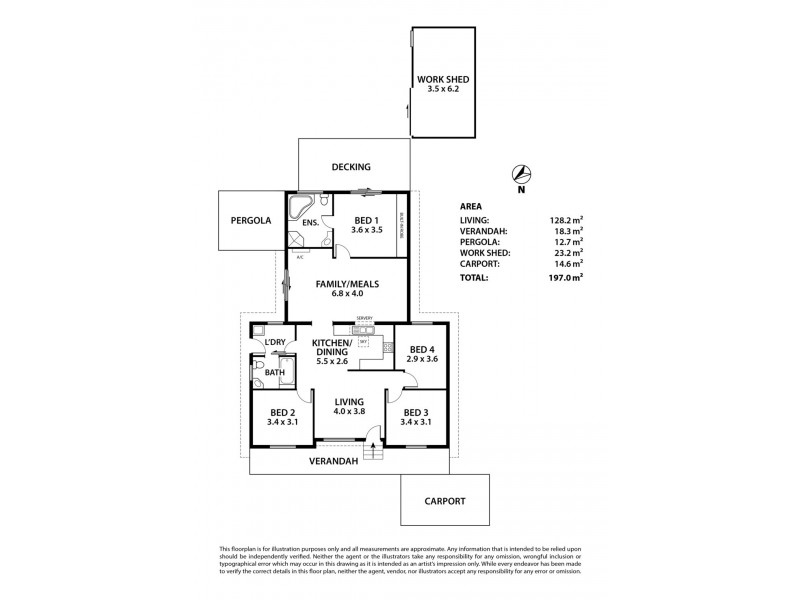 25 Oak Avenue, Bridgewater SA 5155 Floorplan