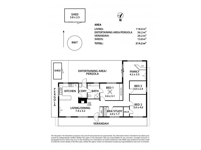 39 Second Avenue, Bridgewater SA 5155 Floorplan