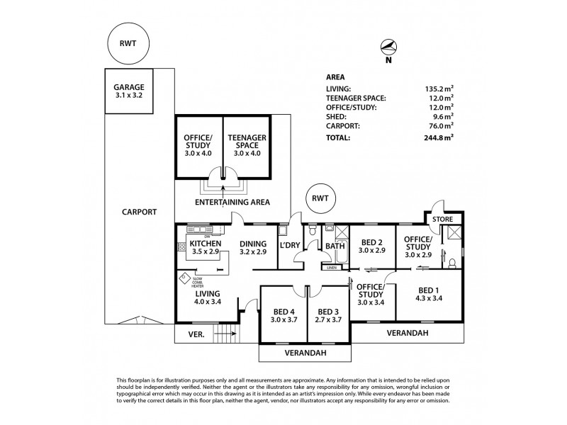 2 Murray Avenue, Mount Barker SA 5251 Floorplan