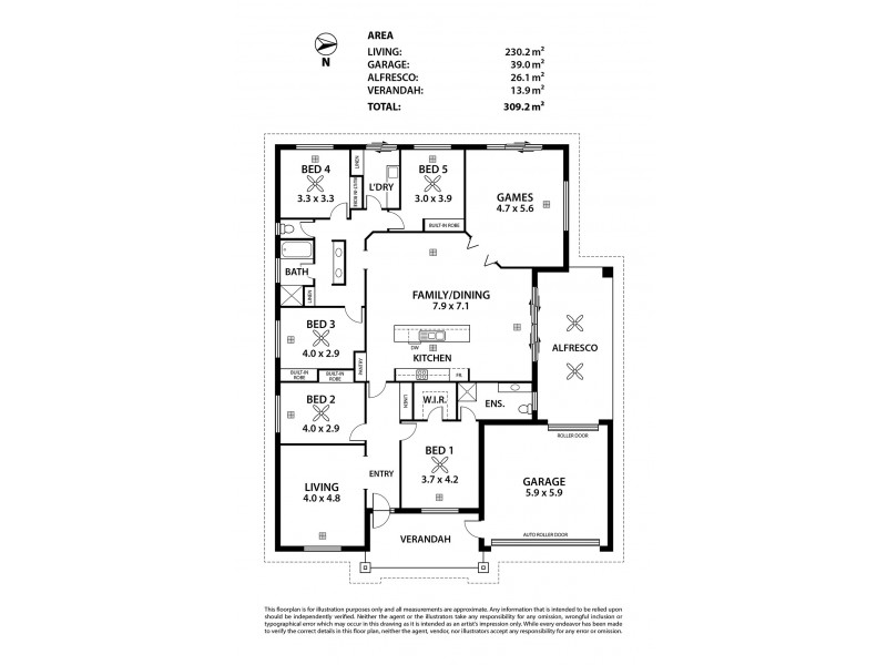 9 Newman Court, Littlehampton SA 5250 Floorplan