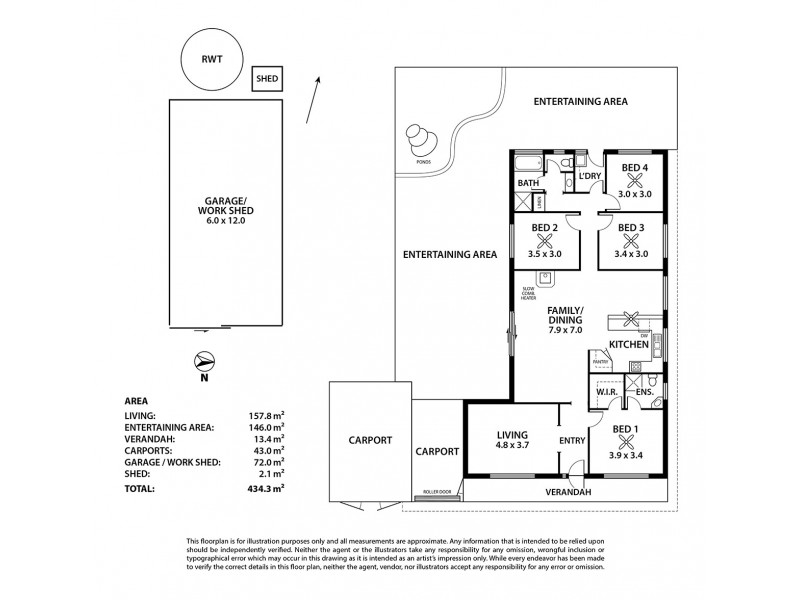 21 Elizabeth Street, Nairne SA 5252 Floorplan