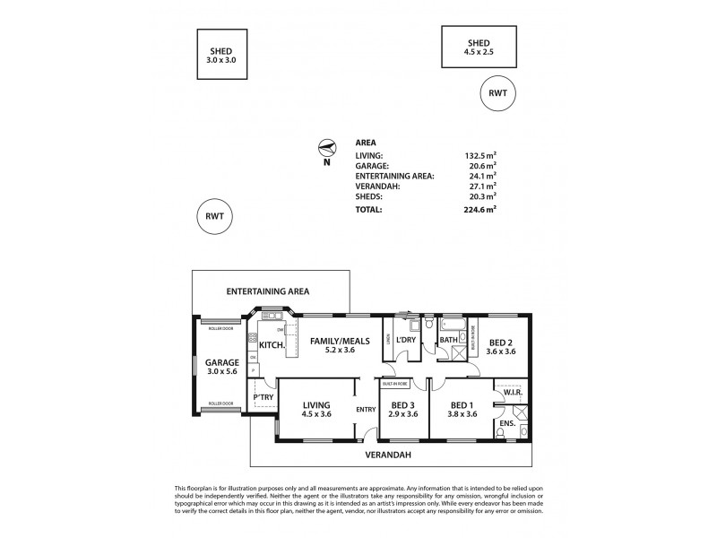 17 Monks Avenue, Littlehampton SA 5250 Floorplan