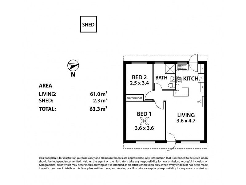 1/13 Daw Avenue, Mount Barker SA 5251 Floorplan