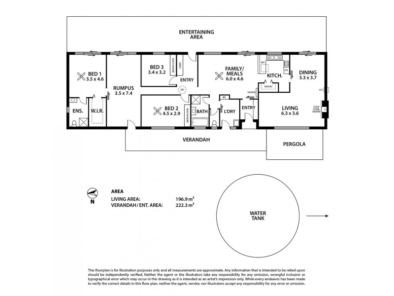22 Wirrinilla Drive, Macclesfield SA 5153 Floorplan
