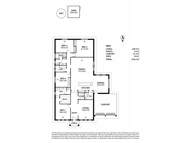 117 Bluestone Drive, Mount Barker SA 5251 Floorplan