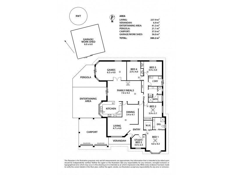 6 Reuben Pope Court, Mount Barker SA 5251 Floorplan