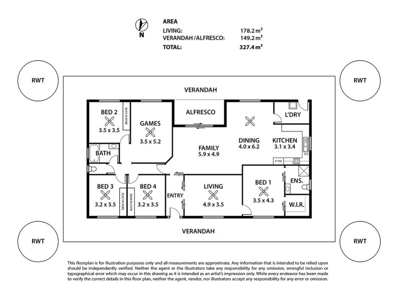 104 Trainers Way, Strathalbyn SA 5255 Floorplan
