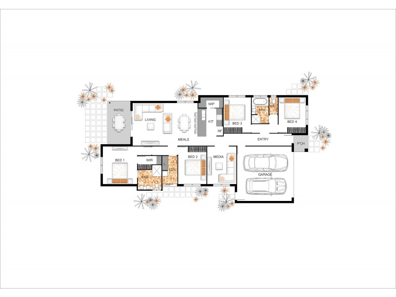6 Gordon Street, Ormeau Hills QLD 4208 Floorplan