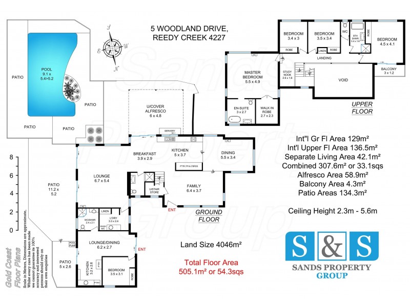 5 Woodland Drive, Reedy Creek QLD 4227 Floorplan