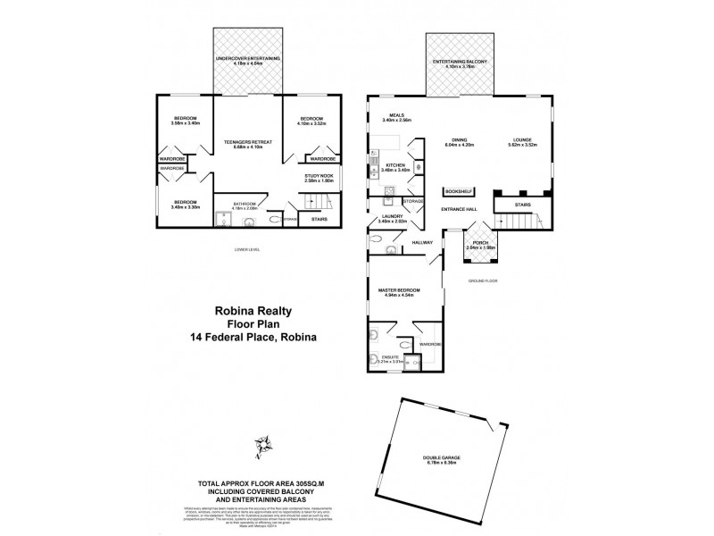 14 Federal Place, Robina QLD 4226 Floorplan