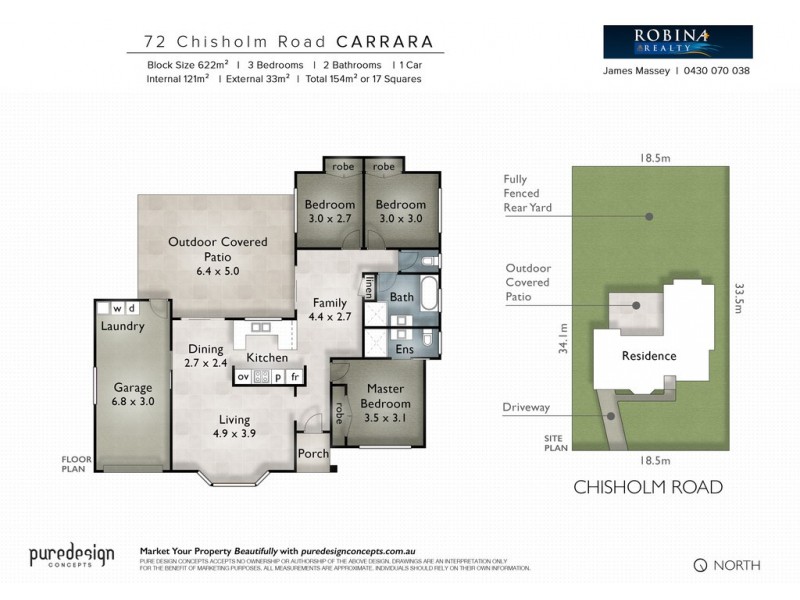 72 Chisholm Road, Carrara QLD 4211 Floorplan