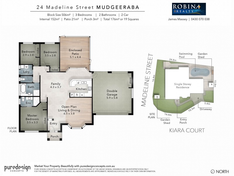 24 Madeline Street, Mudgeeraba QLD 4213 Floorplan