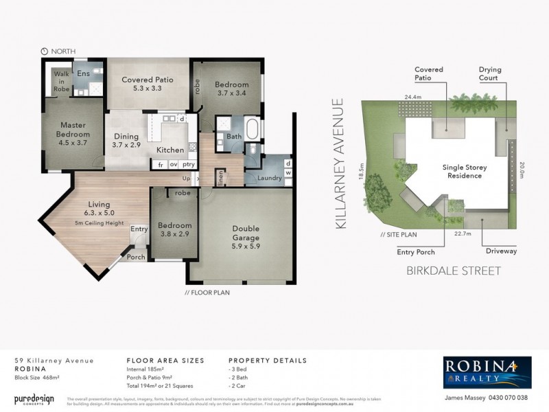 59 Killarney Avenue, Robina QLD 4226 Floorplan