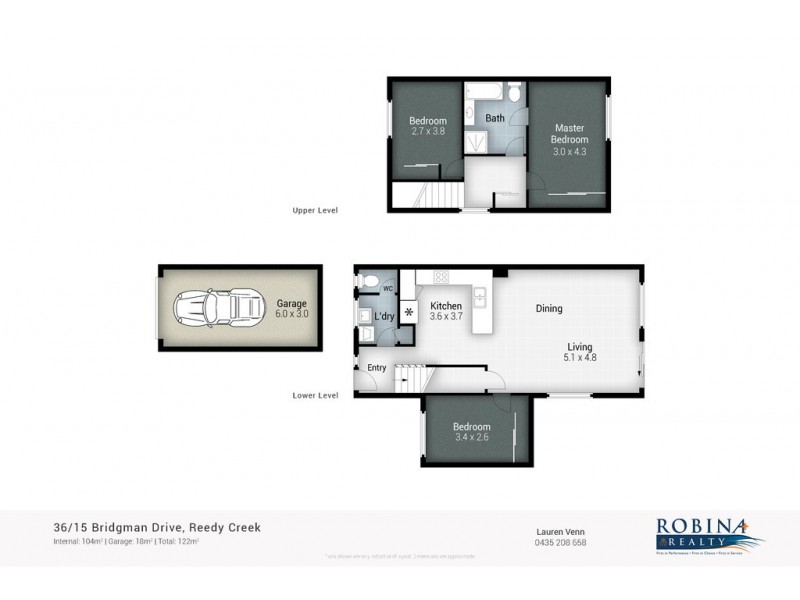 36/15 Bridgman Drive, Reedy Creek QLD 4227 Floorplan