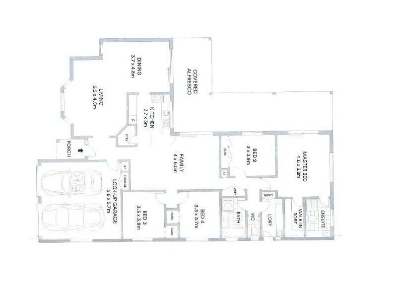 34 Thorngate Drive, Robina QLD 4226 Floorplan