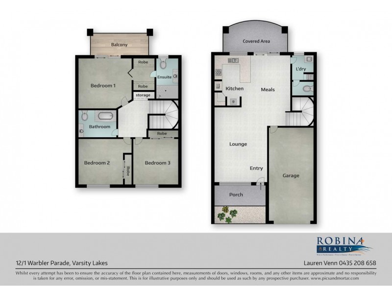 12/1 Warbler Parade, Varsity Lakes QLD 4227 Floorplan