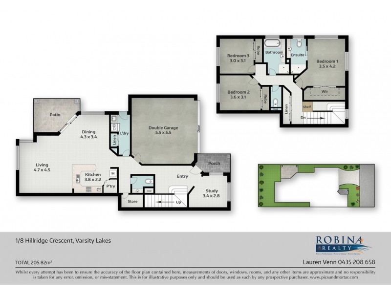 1/8 Hillridge Crescent, Varsity Lakes QLD 4227 Floorplan