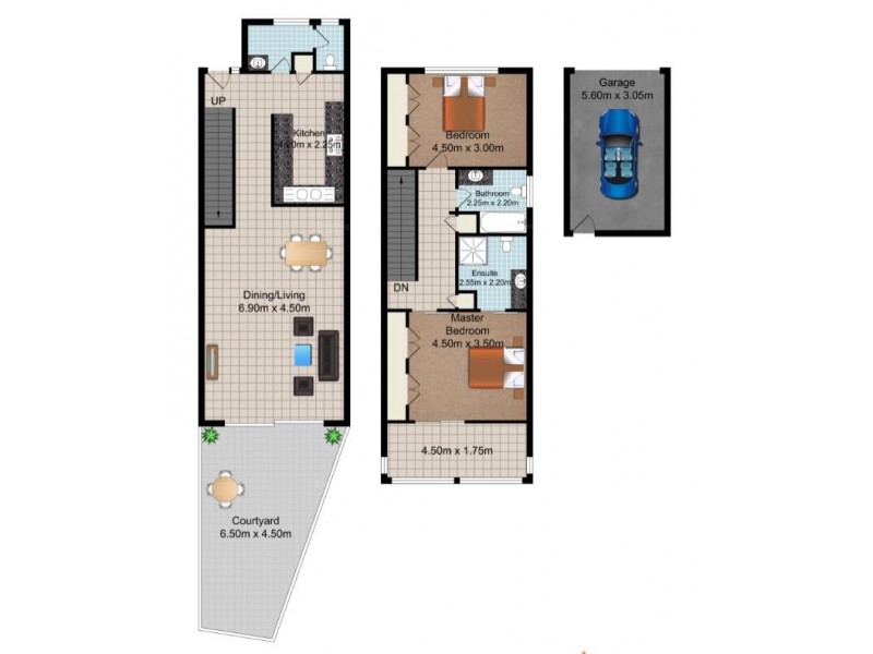5/28 Dunlin Drive, Burleigh Waters QLD 4220 Floorplan