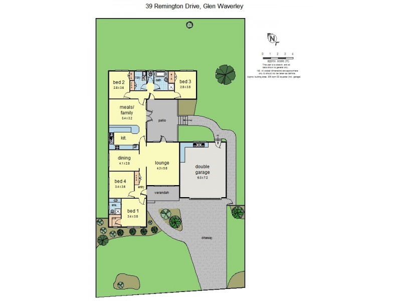 39 Remington Drive, Glen Waverley VIC 3150 Floorplan