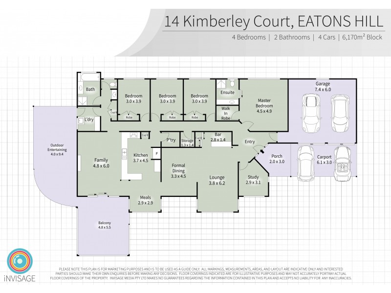 14 Kimberley Court, Eatons Hill QLD 4037 Floorplan
