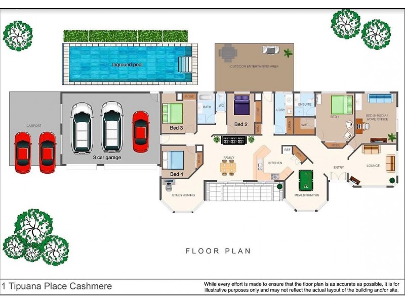1 Tipuana Place, Cashmere QLD 4500 Floorplan