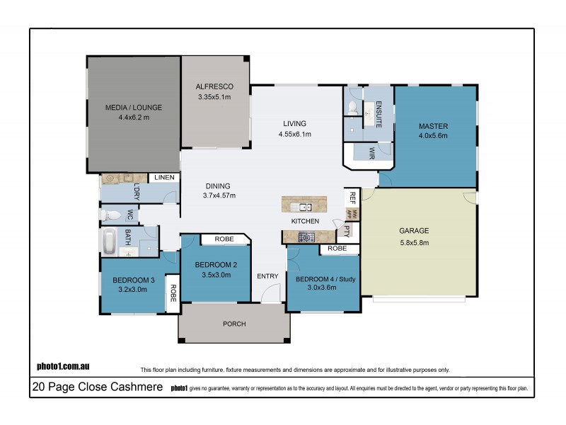 20 Page Close, Cashmere QLD 4500 Floorplan