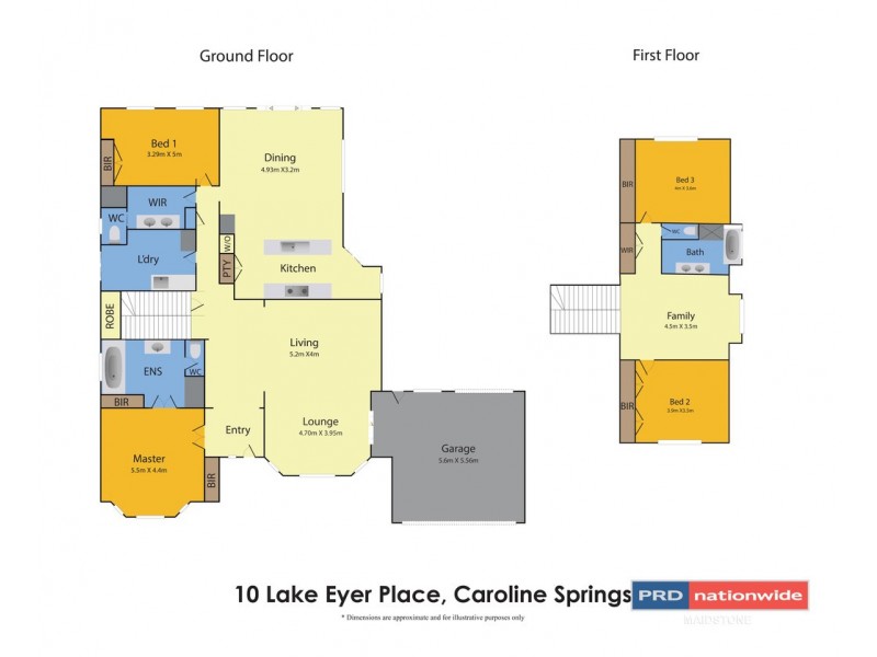 10 Lake Eyre Place, Caroline Springs VIC 3023 Floorplan