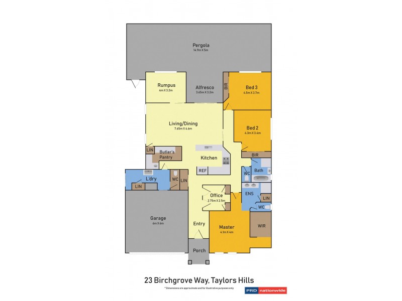 23 Birchgrove Way, Taylors Hill VIC 3037 Floorplan