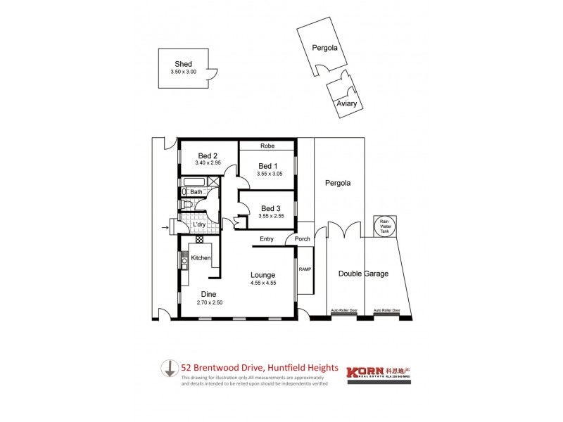 52 Brentwood Drive, Huntfield Heights SA 5163 Floorplan