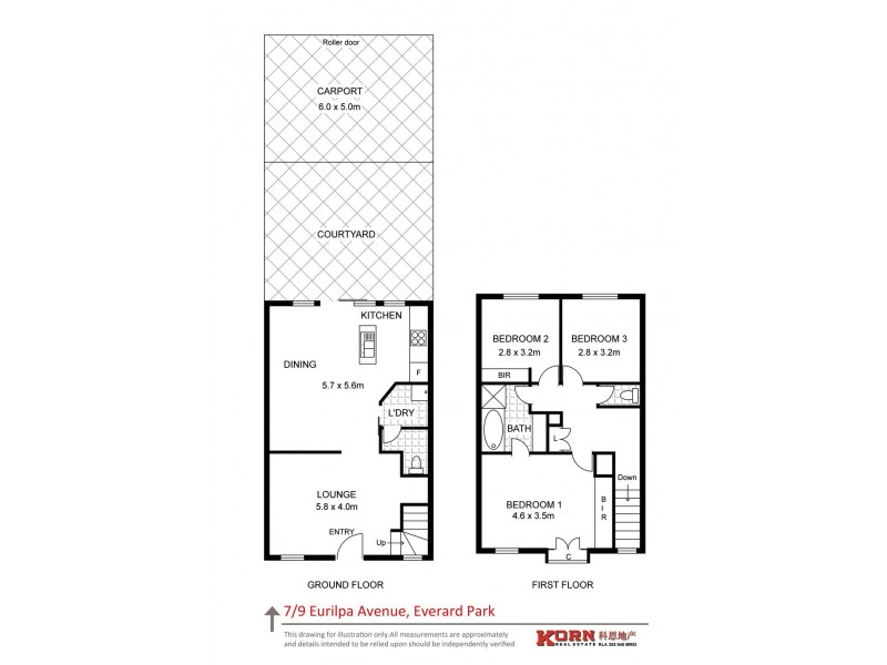 7/9 Eurilpa Avenue, Everard Park SA 5035 Floorplan