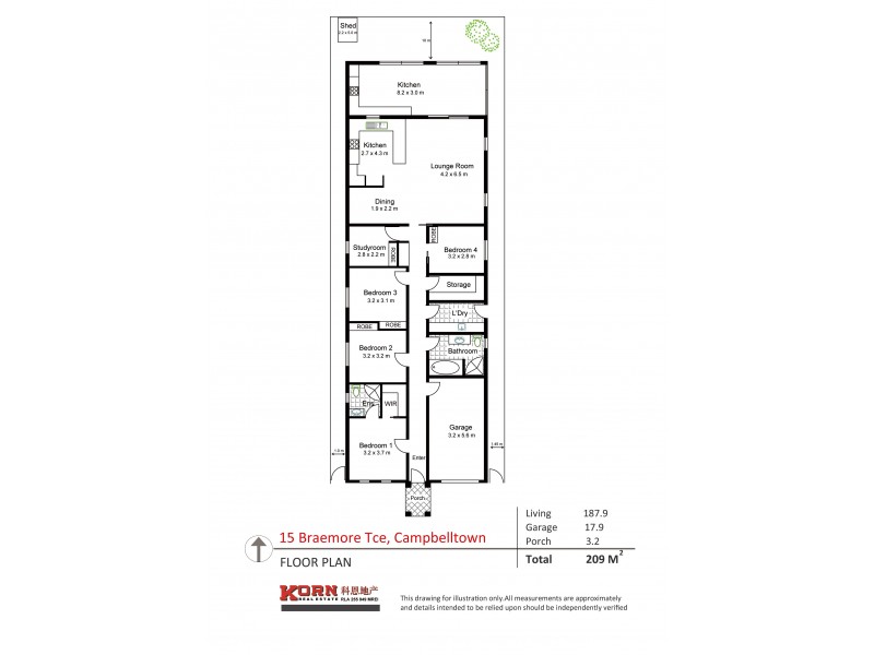 15 Braemore Terrace, Campbelltown SA 5074 Floorplan