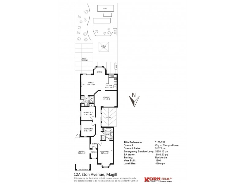 12A Eton Avenue, Magill SA 5072 Floorplan