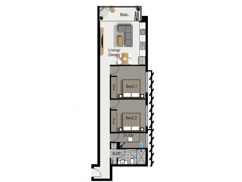 1/3 60 South Terrace, Adelaide SA 5000 Floorplan